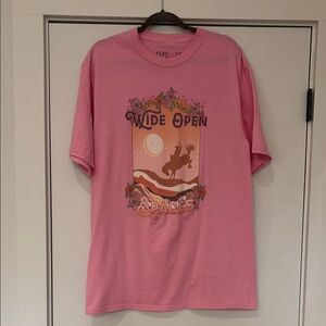Pink Graphic T-Shirt for Women